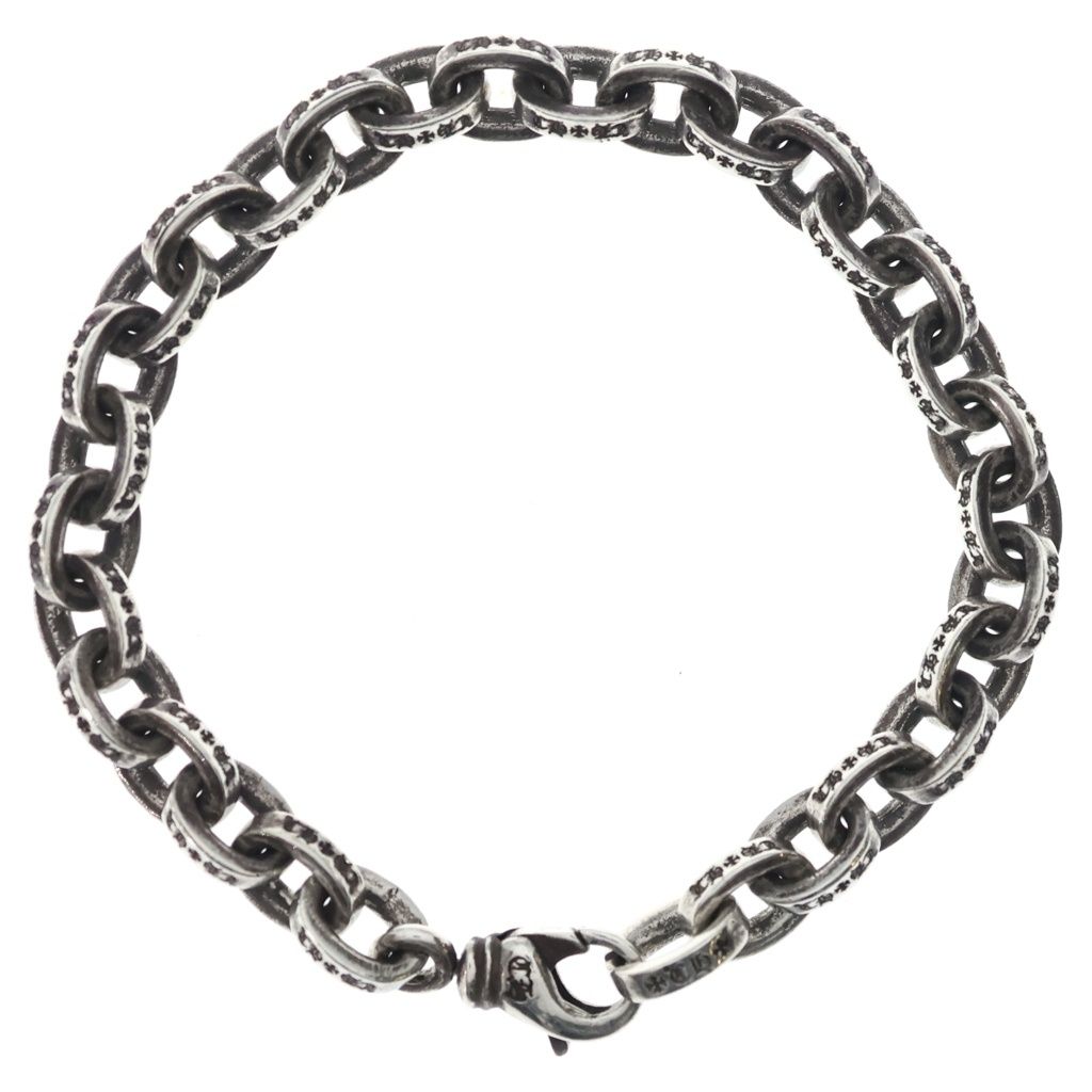 CHROME HEARTS (クロムハーツ) LARGE PAPER CHN ラージペーパーチェーン ブレスレット シルバー BCA170