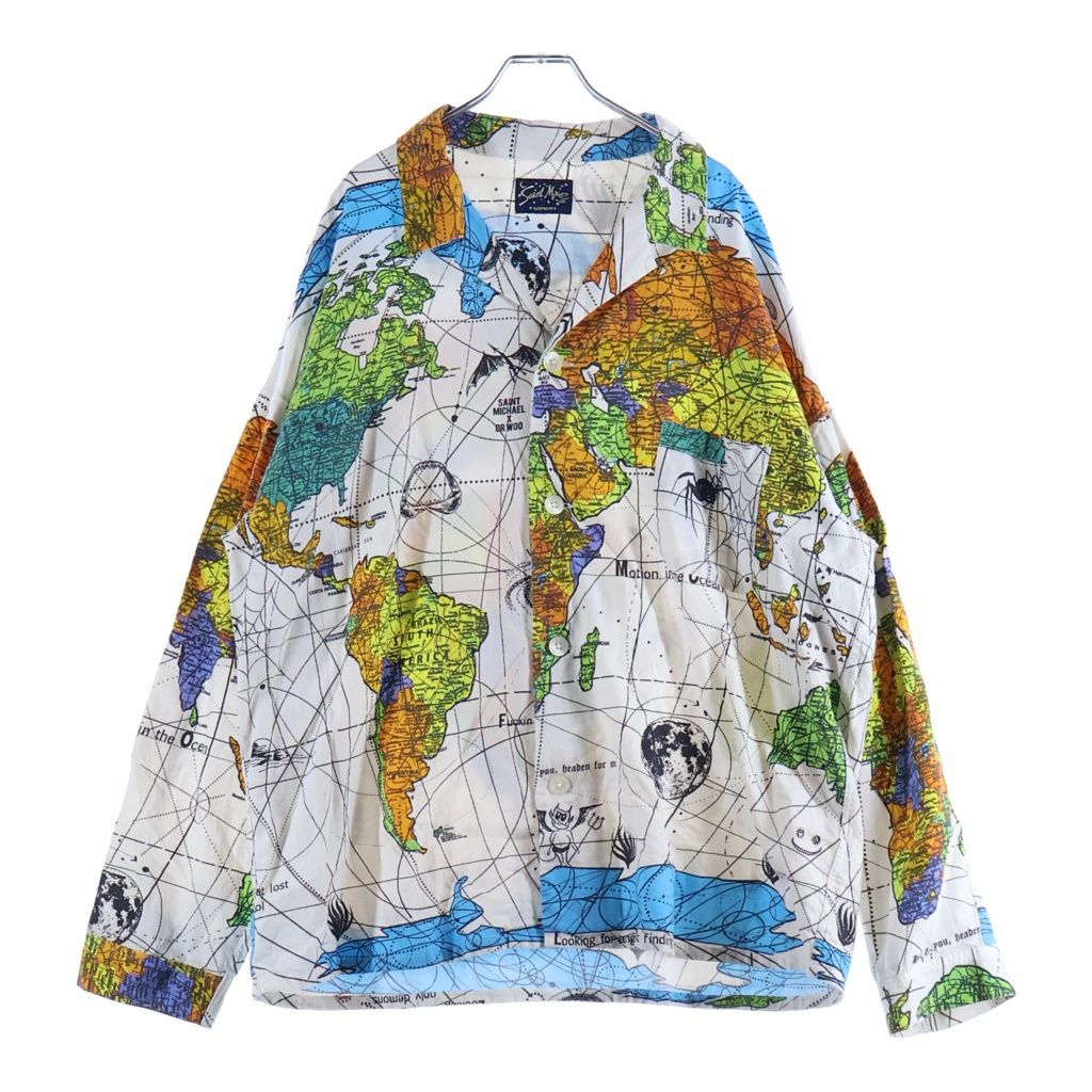 SAINTMxxxxxx × DR.Woo セントマイケル ドクターウー コラボ パジャマシャツ【8655-004】 SAINT MICHAEL (セントマイケル) 23SS ×Dr Woo PAJAMA SHIRTS SM-S23
