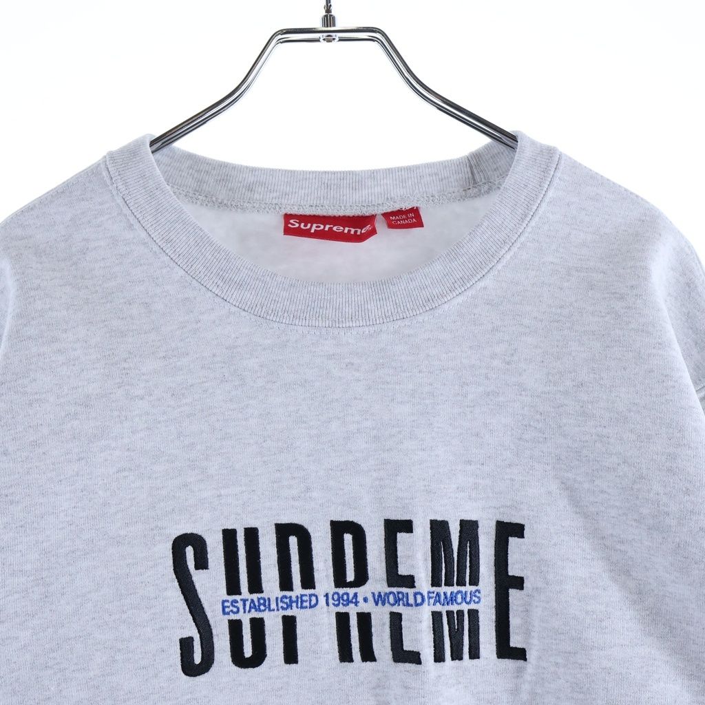 SUPREME (シュプリーム) 18AW World Famous Crewneck ワールド