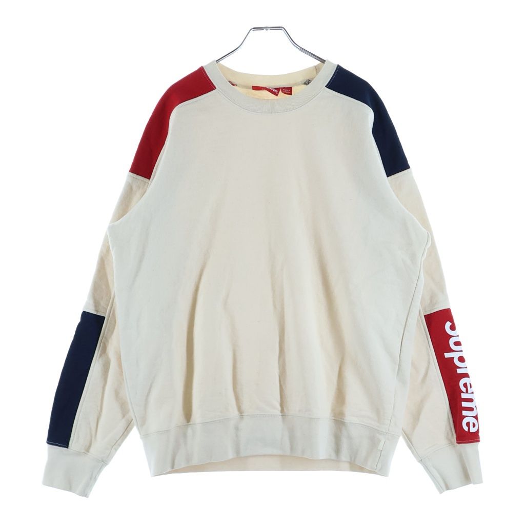 SUPREME (シュプリーム) 19SS Formula Crewneck フォーミュラ ロゴアームデザイン クルーネック スウェット トレーナー ベージュ
