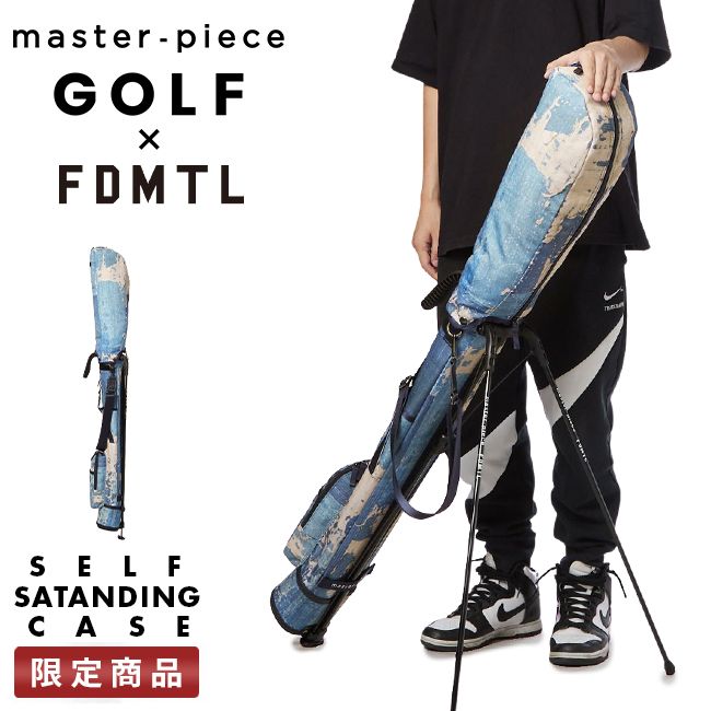 【メーカー正規品】限定品 マスターピース ゴルフ クラブケース セルフスタンド メンズ 47インチ 3分割 FDMTL × master-piece GOLF 02639-fd