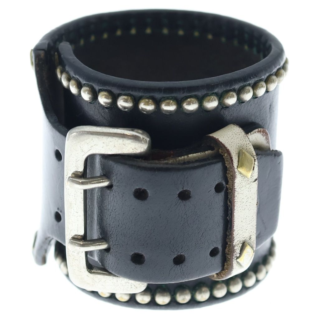 WOLF'S HEAD (ウルフズヘッド) 70mm Studs Leather Bracelet スタッズ