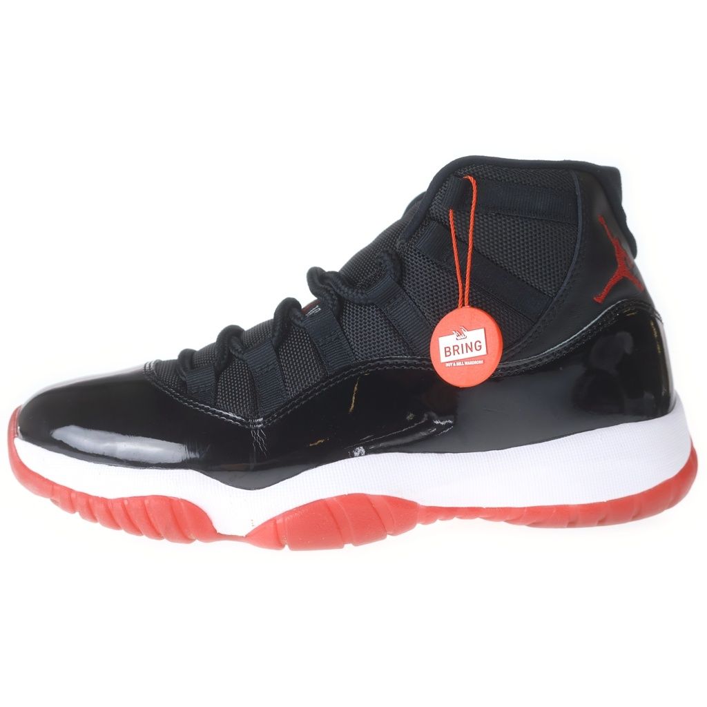 NIKE (ナイキ) AIR JORDAN 11 RETRO BRED 378037-061 エアジョーダン11 レトロ ブレッド ハイカットスニーカーブラック/レッド US9/27cm