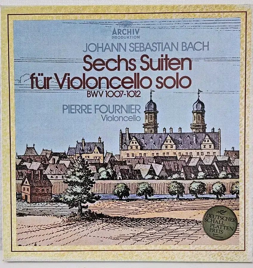 バッハ チェロ スイートです 3LP