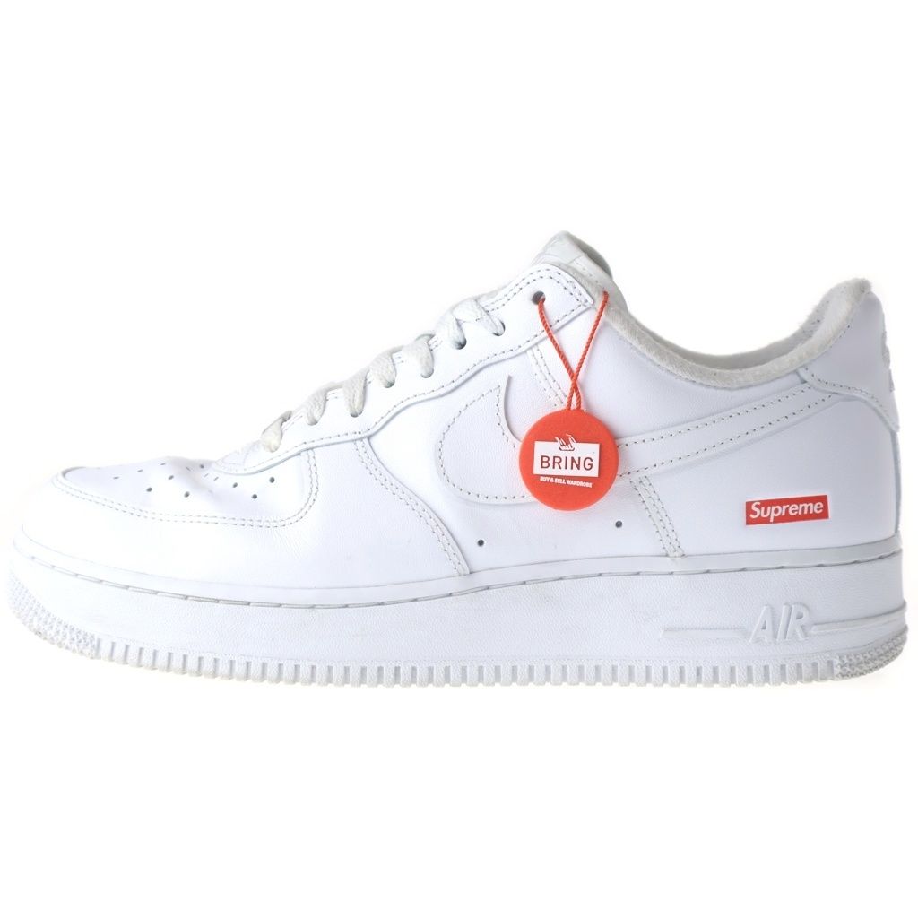 NIKE (ナイキ) ×SUPREME AIR FORCE 1 LOW シュプリーム エア フォース 1 ローカットスニーカー ホワイト US9/27cm CU9225-100