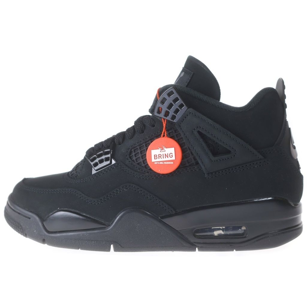 NIKE (ナイキ) AIR JORDAN 4 BLACK CAT FV5029‐010 エアジョーダン4 ブラックキャット ハイカットスニーカー US7.5/25.5cm ブラック