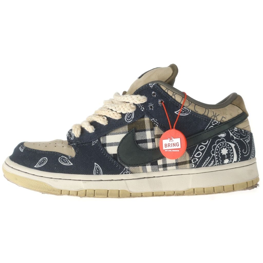 NIKE SB (ナイキエスビー) ×TRAVIS SCOTT SB DUNK LOW PRM QS CACTUS JACK CT5053-001 トラヴィススコット SBダンクロー カクタスジャック ローカットスニーカー US10/28.0cm マルチ
