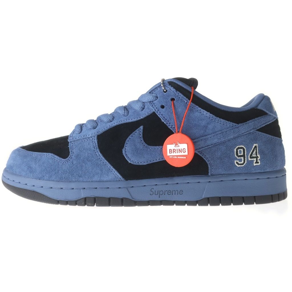 NIKE SB (ナイキエスビー) ×SUPREME DUNK LOW OCEAN FOG HQ8487-400 ダンクローオーシャンフォグ 北米限定 ローカットスニーカー US10/28.0cm ブルー