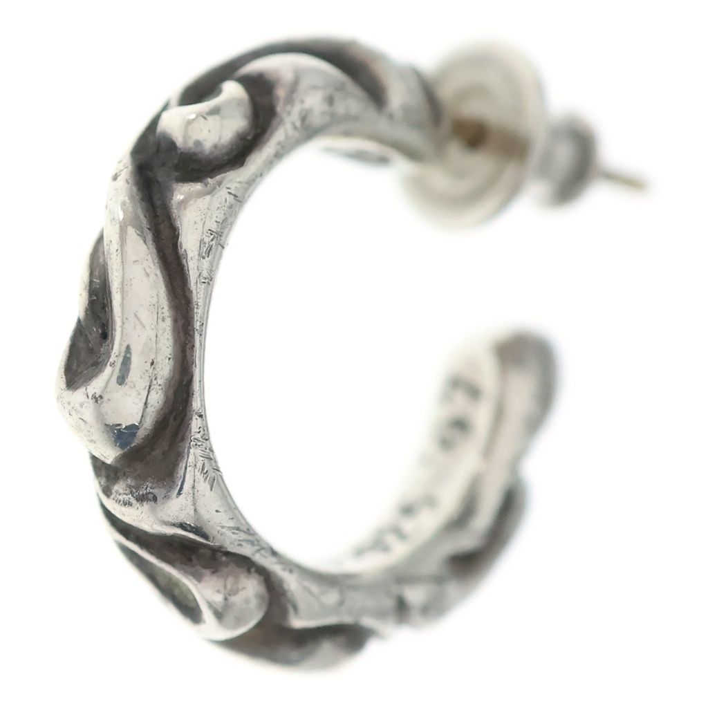 CHROME HEARTS (クロムハーツ) HOOP SCROOL スクロール フープピアス CHROME HEARTS (クロムハーツ) HOOP SCROOL スクロール フープピアス