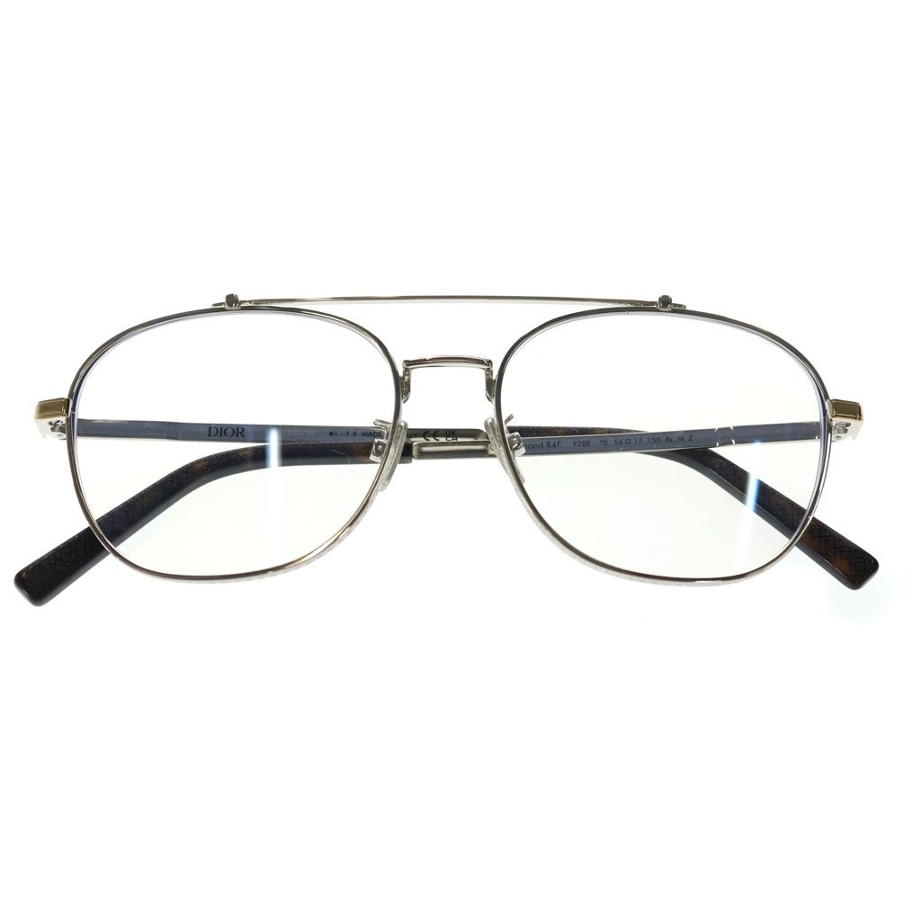 DIOR (ディオール) ダブルブリッジ サングラス アイウェア ゴールド TF81580796