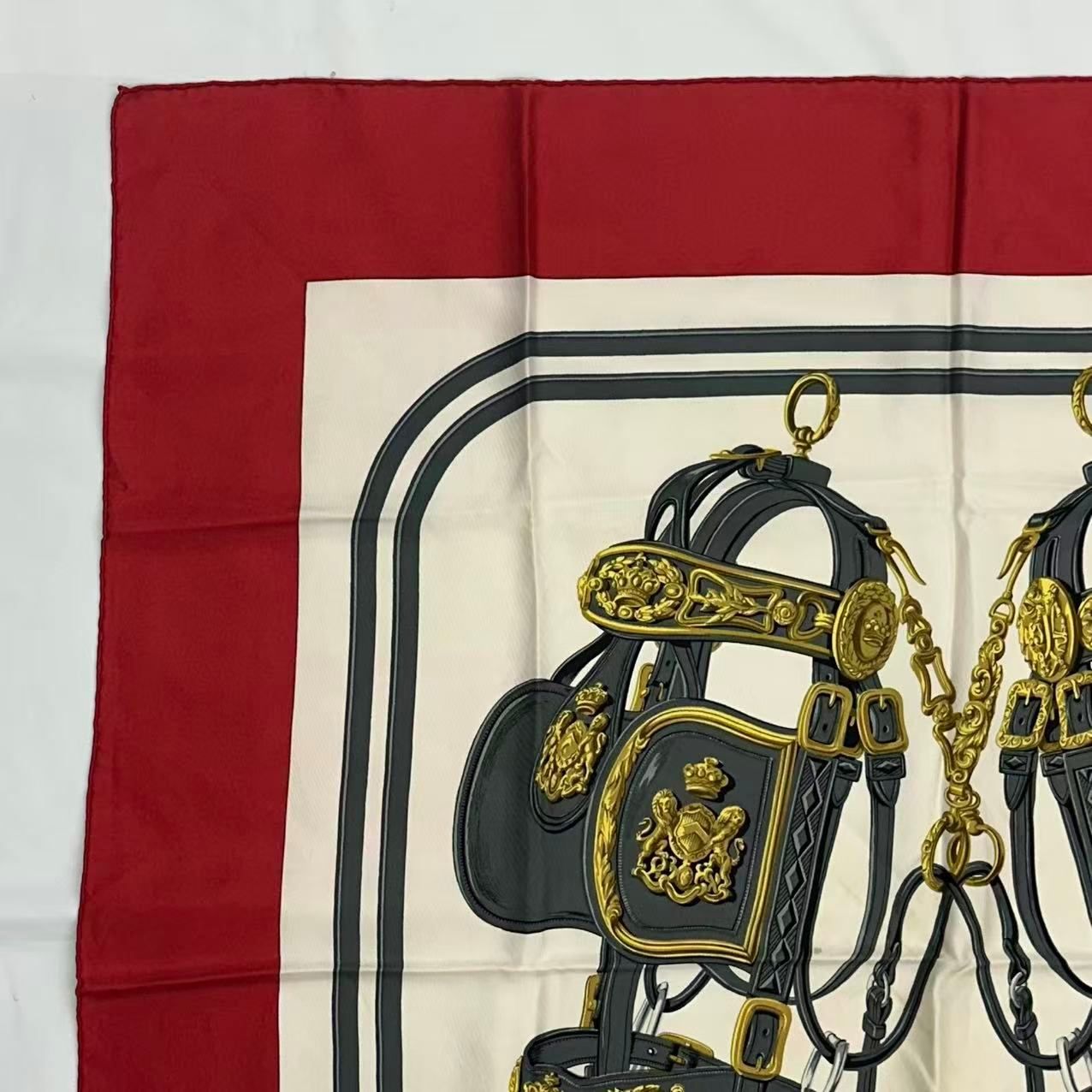 HERMES エルメス カレ90 シルク スカーフ BRIDES de GALA ブリッド