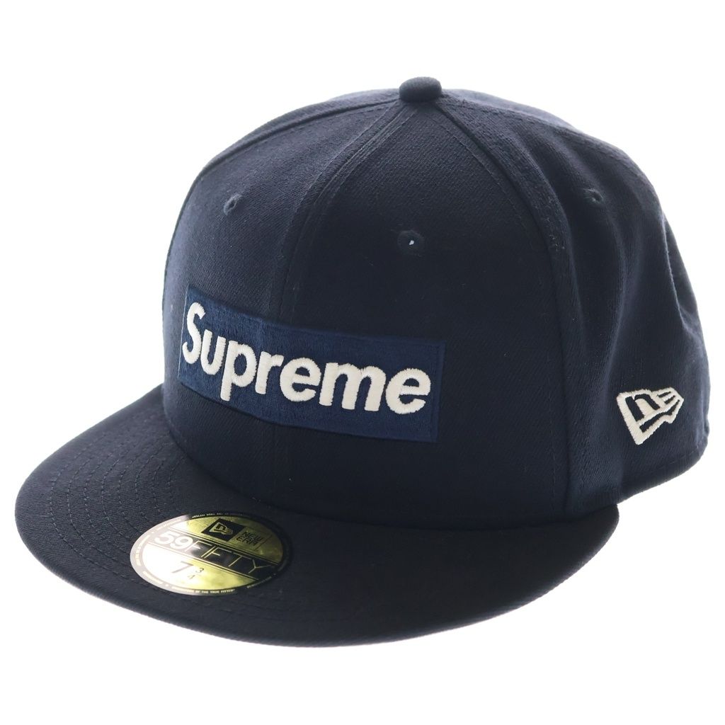 SUPREME (シュプリーム) 24SS × New Era MLB Teams Box Logo York Yankees ニューエラ ボックスロゴ ニューヨークヤンキース キャップ 帽子 ネイビー