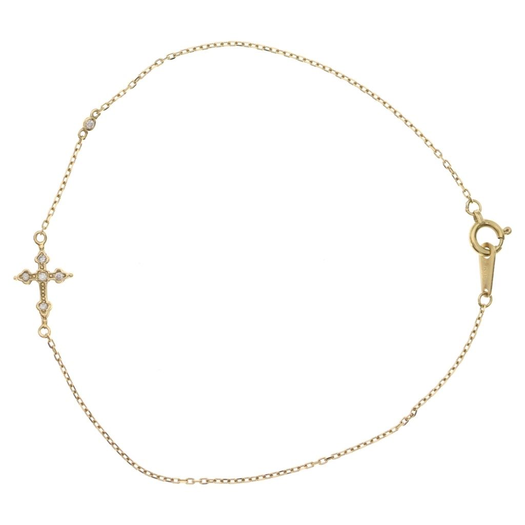 Loree Rodkin (ローリーロドキン) PETITE GOTHIC CROSS BRACELET プチ