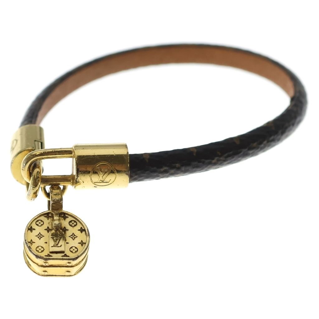 LOUIS VUITTON (ルイヴィトン) ブラスレ LVトリビュート ブレスレット モノグラム ブラウン M6442