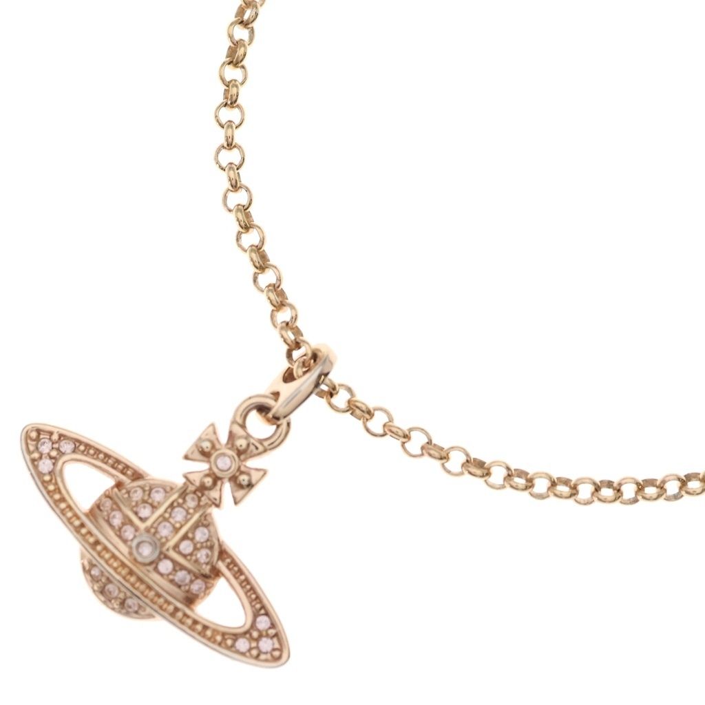 Vivienne Westwood (ヴィヴィアンウエストウッド) MINI BAS RELIEF PENDANT ミニバスレリーフ ネックレス レディース ピンクゴールド