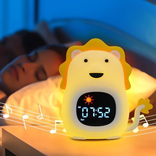目覚まし時計ナイトライト 授乳ライト ベッドサイドランプ ルームライト 照明 枕元 寝室ライト シリコンライト タッチライト 子供 暖色 ライト led 間接照明 寝る時用ライト USB充電式 かわいい クリスマスプレゼント 誕プレ 子ども部 af21b917