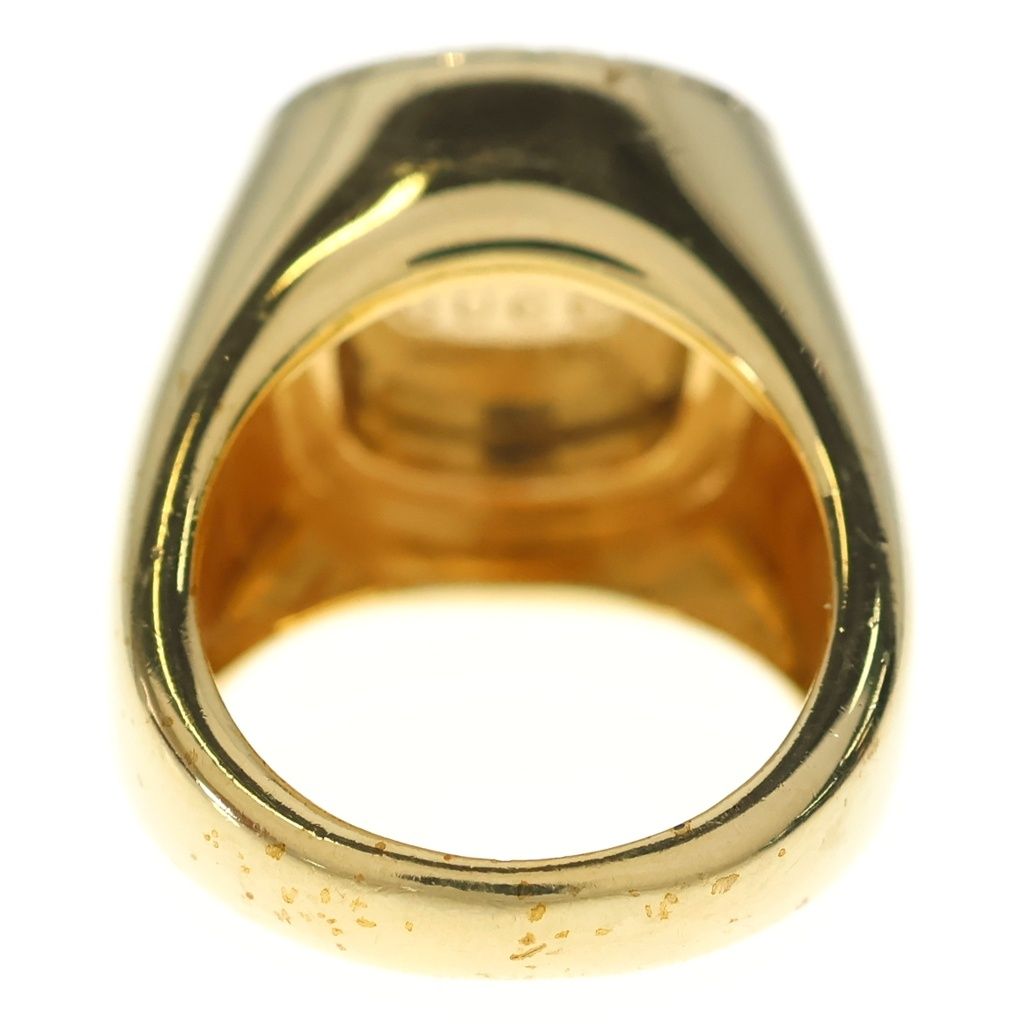 GUCCI (グッチ) SIGNET RING コートオブアームズエングレーブ