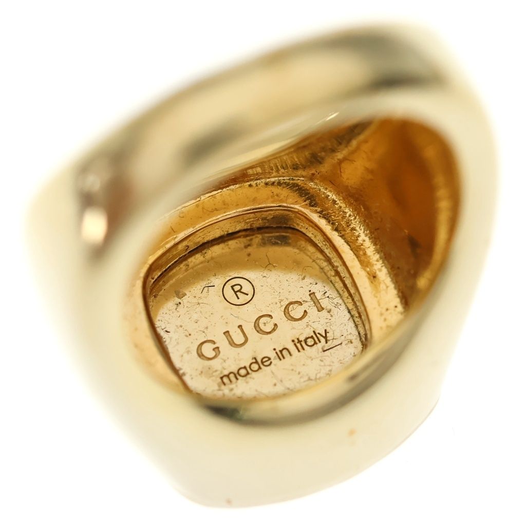 GUCCI (グッチ) SIGNET RING コートオブアームズエングレーブ