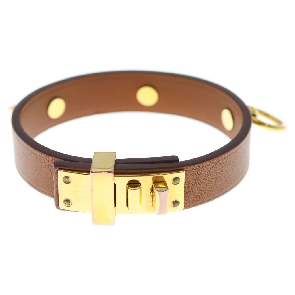 HERMES (エルメス) ミニドッグ アノー スイフト レザー ブレスレット