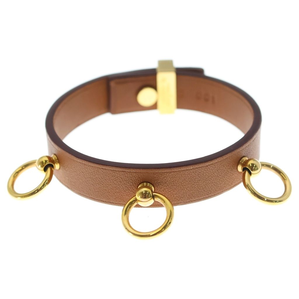 HERMES (エルメス) ミニドッグ アノー スイフト レザー ブレスレット