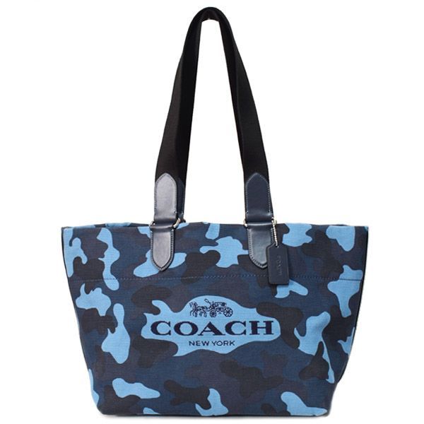 コーチ メンズ バッグ COACH キャンバス レザー カモフラ 迷彩柄
