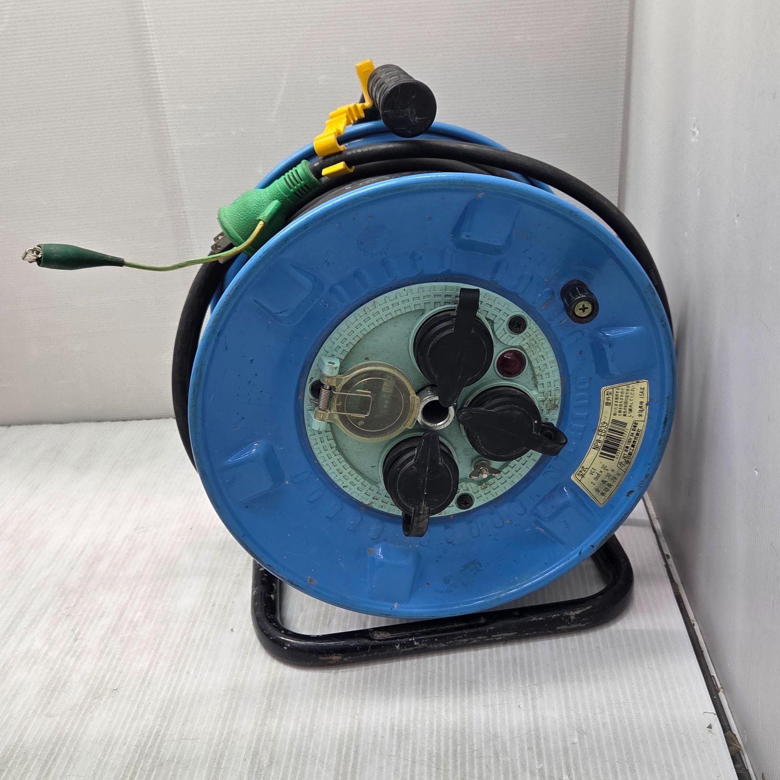 5 S04645 電工ドラム コードリール 防雨型 NPW-EB33 日動工業(株) DIY 電動 工具