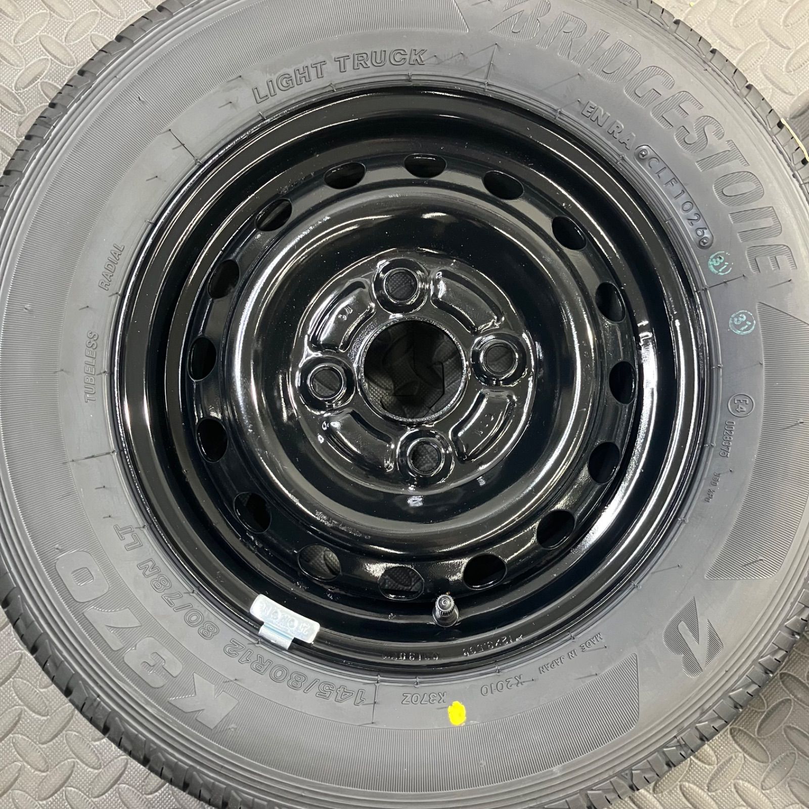 26年製 新品タイヤ 145/80R12 80/78N LT ブリヂストン K370(夏タイヤ
