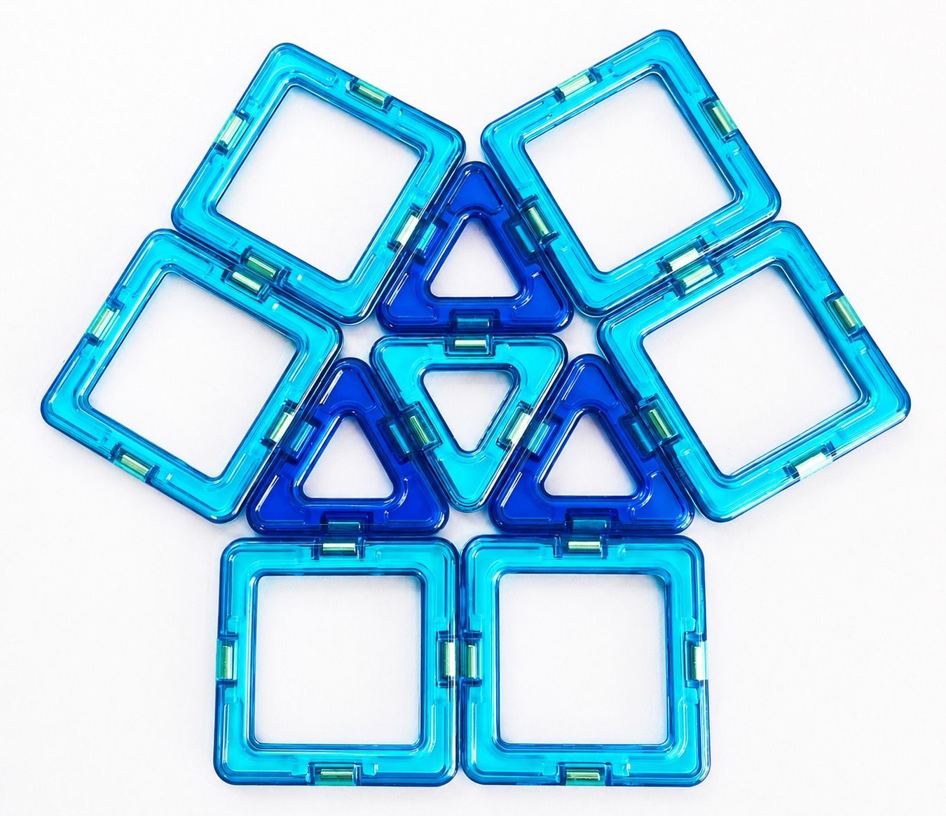 マグフォーマー ＜MAGFORMERS＞ 青色 ＆ 水色 【Bule＆Light Blue】 全