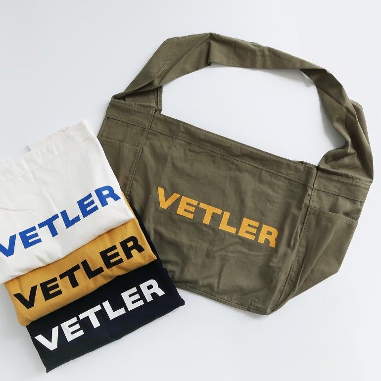 VELTLER ニュースペーパーバッグ ショルダー マスタード 鞄 カバン 新品】【1点販売】VETLER[ベトラー]ニュースペーパーバッグ[ショルダー