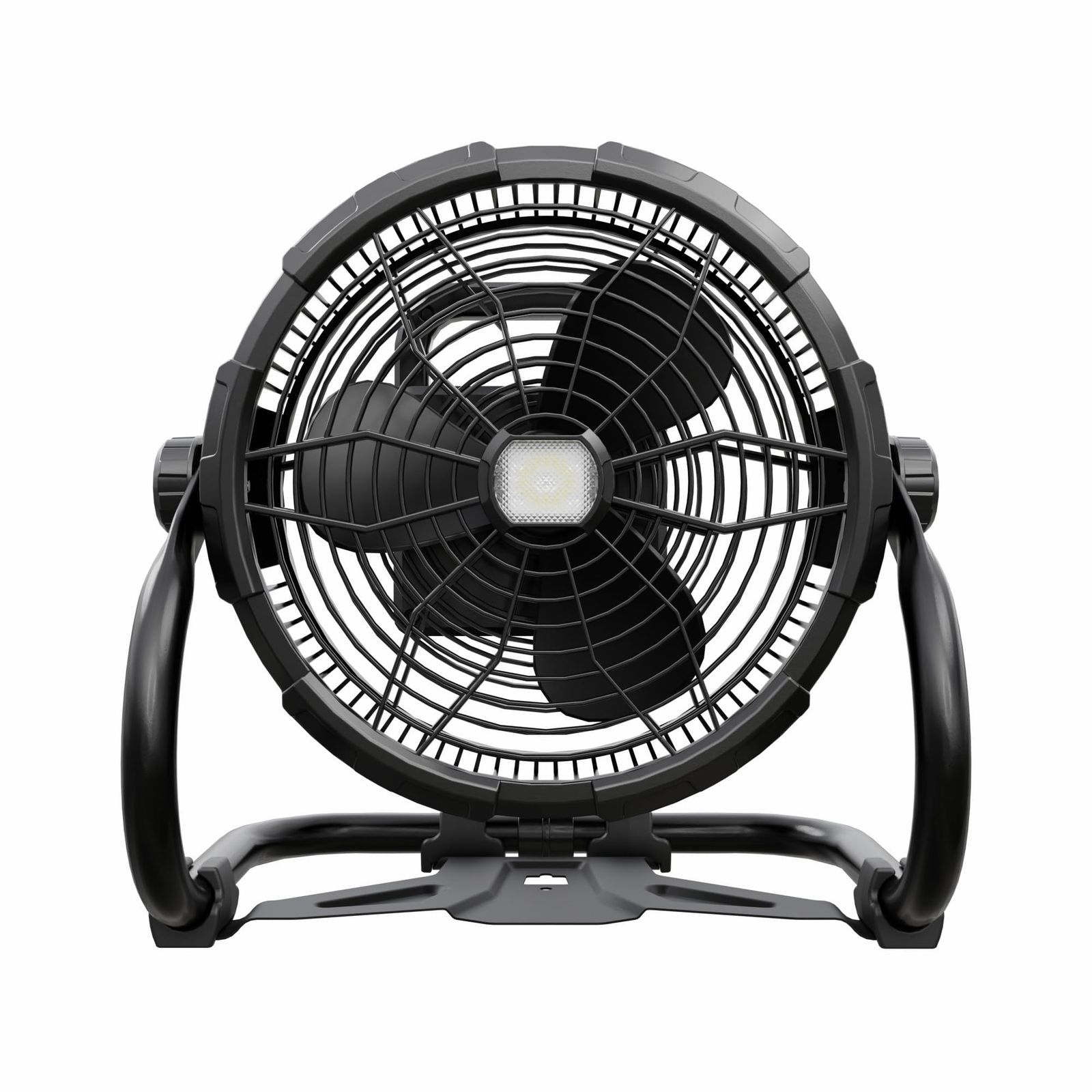 GOODGOODS 扇風機 工場扇 工業扇 工場扇風機 電池式 マキタ 18V バッテリー着脱式 LEDライト 20W ファン 置き型 マキタバッテリ- 無段階調節 前後360度 12時間稼働 作業用 暑さ対策 キャンプ 車中泊 屋外 作業扇 01e1472e