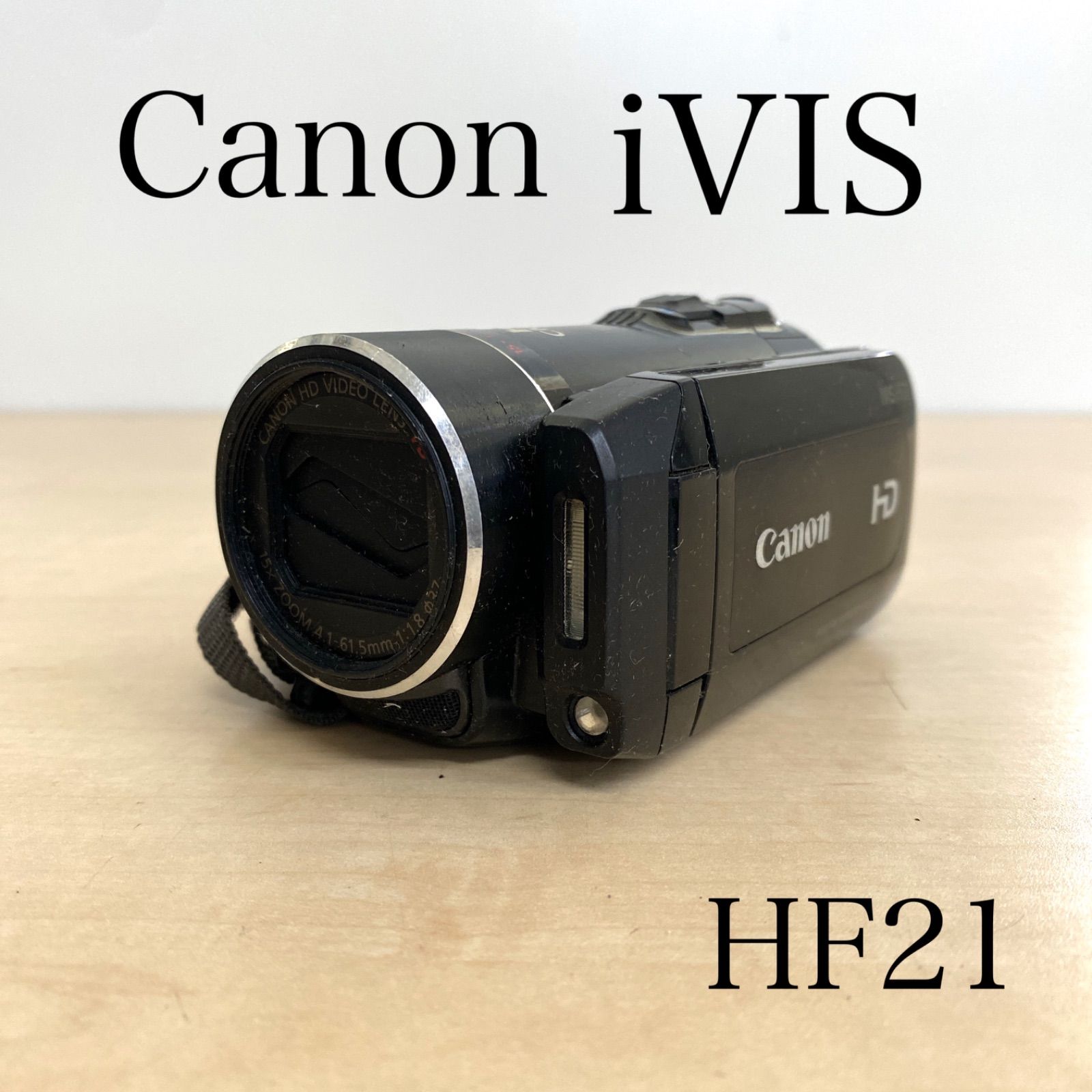 ジャンク品 Canon iVIS HF21 アイビス ビデオカメラ　【RG18】
