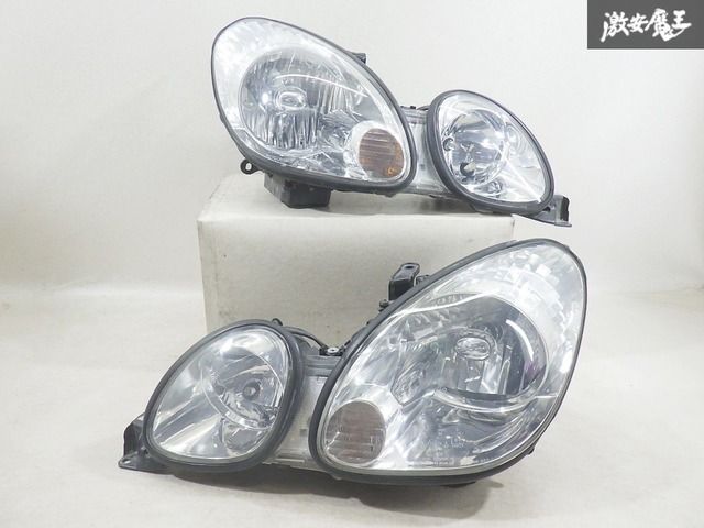 【レンズキレイ】 トヨタ 純正 JZS160 JZS161 16 アリスト HID ヘッドライト ヘッドランプ 左右セット KOITO 30-234 即納 棚2F-P-5