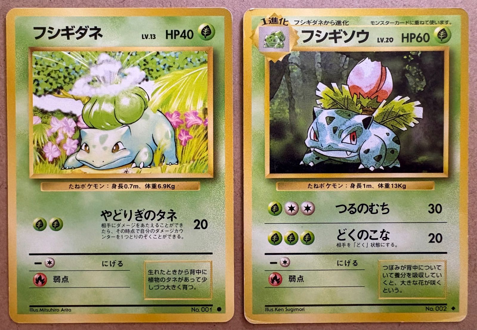 ポケモンカード　旧裏　フシギダネ　フシギソウ フシギダネ＆フシギソウ(ダメージ特価品) ポケモンカード旧裏 - メルカリ