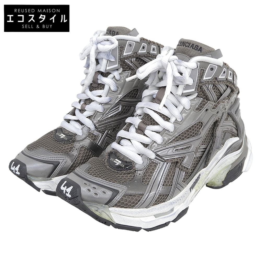 BALENCIAGA　バレンシアガ　新品同様 Runner high スニーカー シューズ メンズ グレー 27cm 695764　41