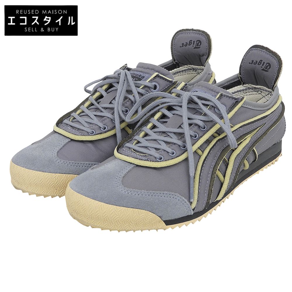 onitsuka tiger　オニツカタイガー　美品 MEXICO 66 SD シューズ レディース グレー 23.5cm 1183C115　5(US)