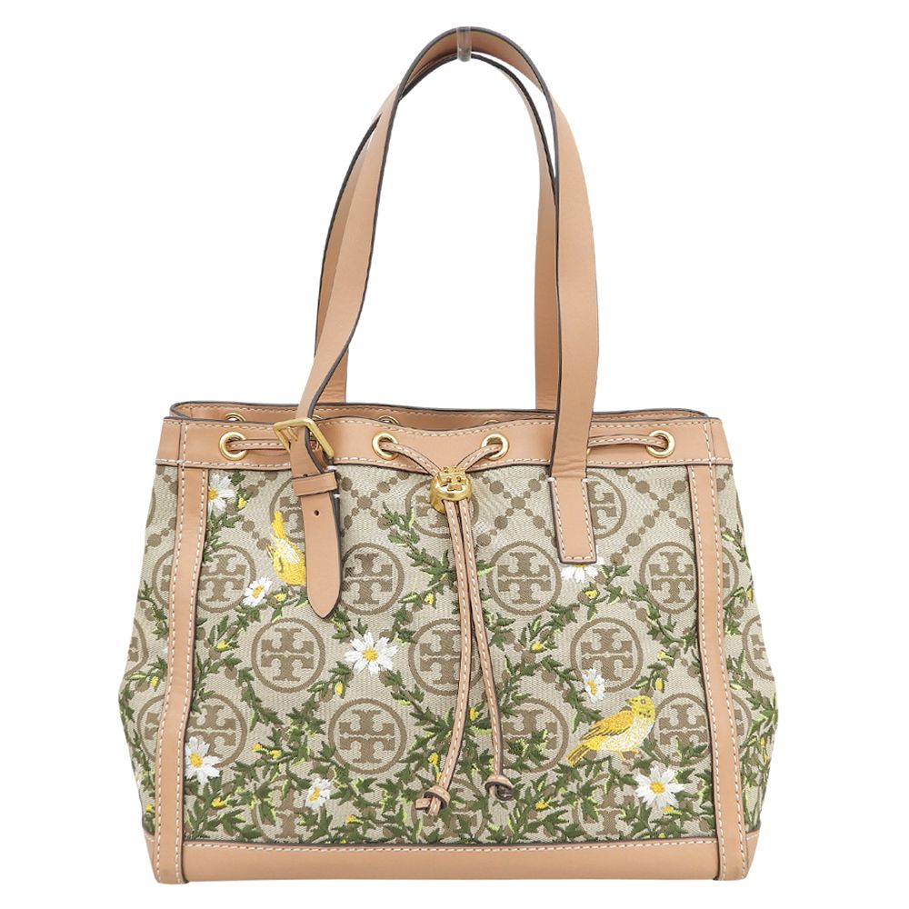 【わにゃ太郎】　極美品　Tory Burch　トリーバーチ　T モノグラム わにゃ太郎】 極美品 Tory Burch トリーバーチ T モノグラム T