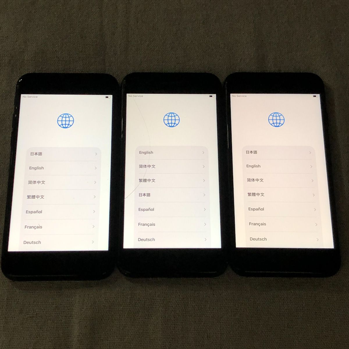 ◇ジャンク品◇【3点セット・SIMロック解除済】Apple iPhone SE (第3