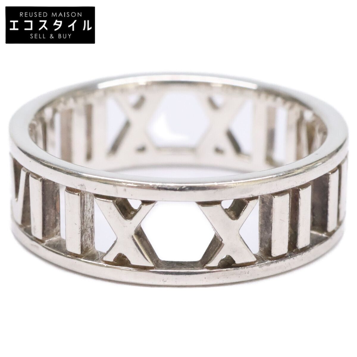 TIFFANY&Co.　ティファニー　Ag925 アトラス オープン　18号