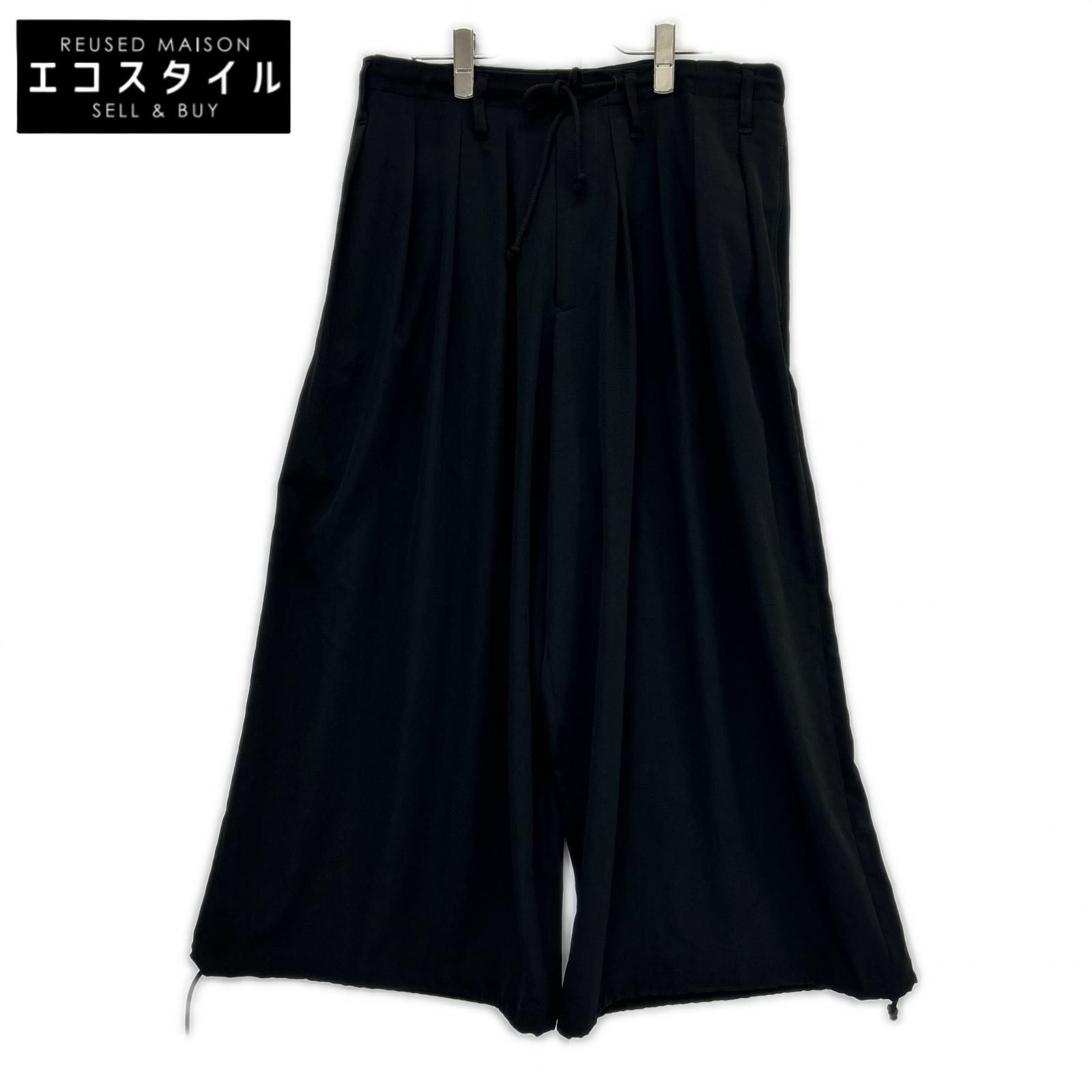 Yohji Yamamoto POUR HOMME　ヨウジヤマモトプールオム　HL-P14-500 ブラック Ta TUXEDO STANDARD BALLOON PANTS　2 35,679円