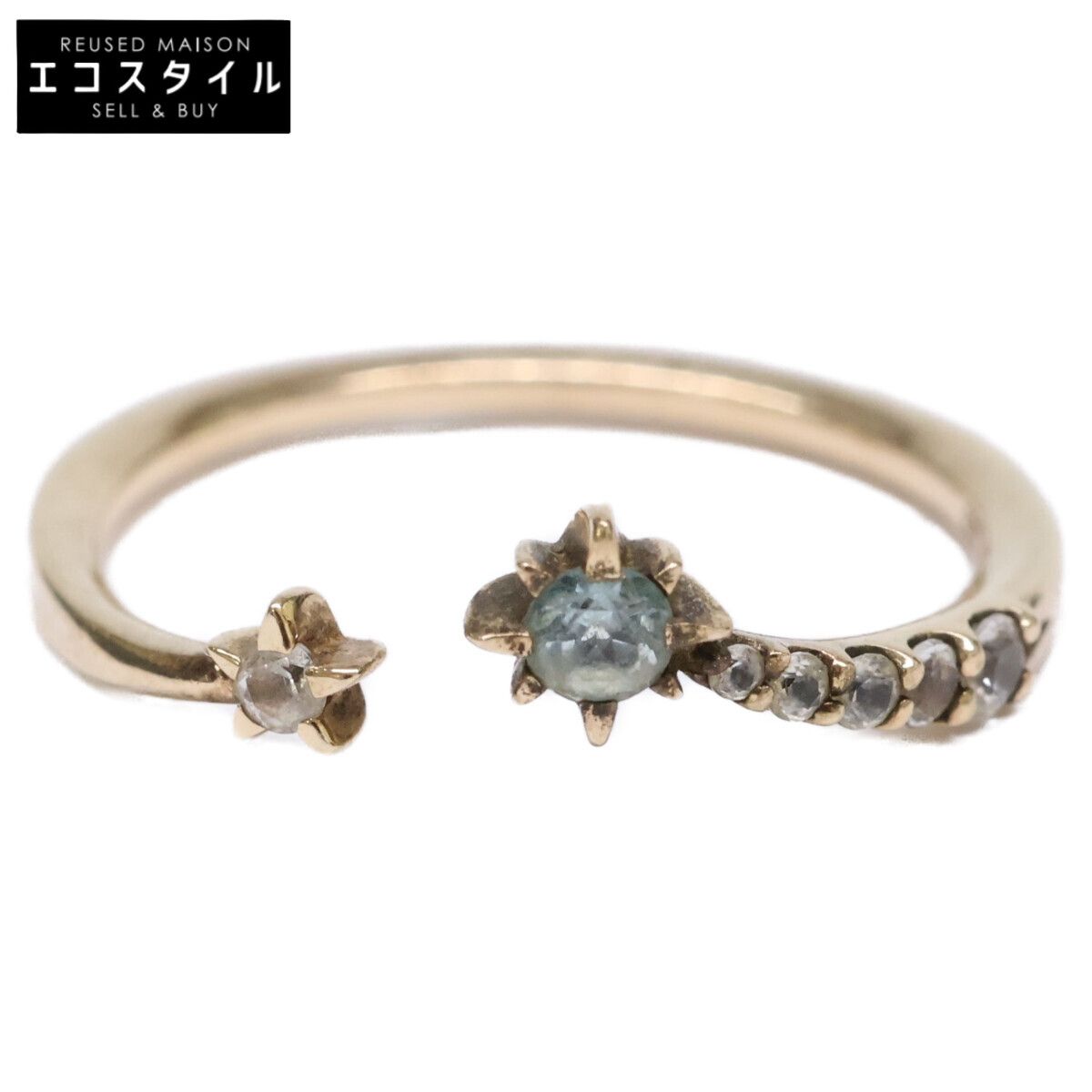STAR JEWELRY　スタージュエリー　K10 トパーズ スター　10号