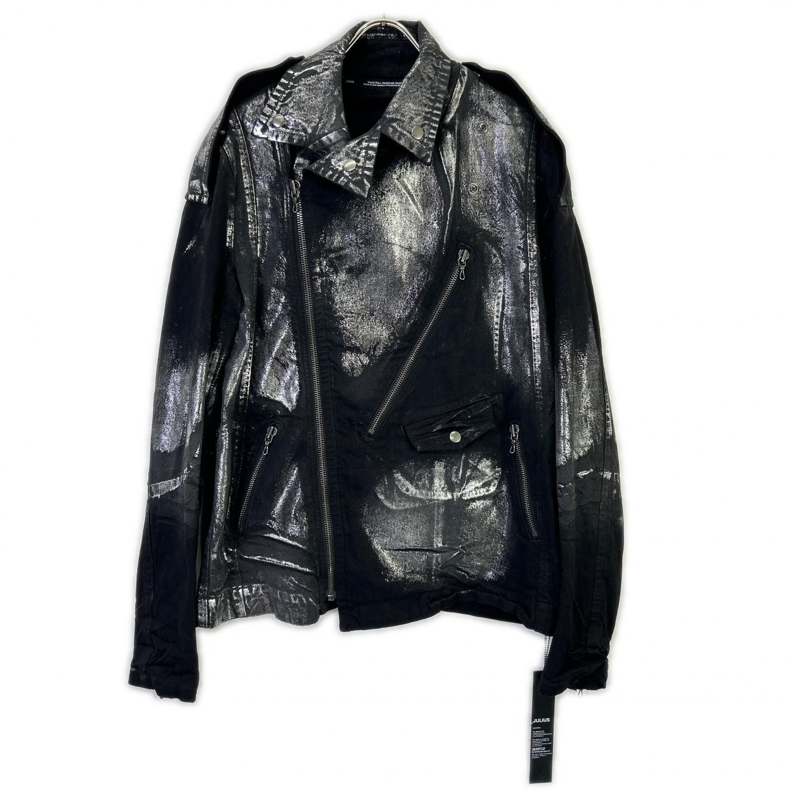 JULIUS ユリウス 25年製 887BLM2 ブラック×シルバー Ana-Moto JD Biker