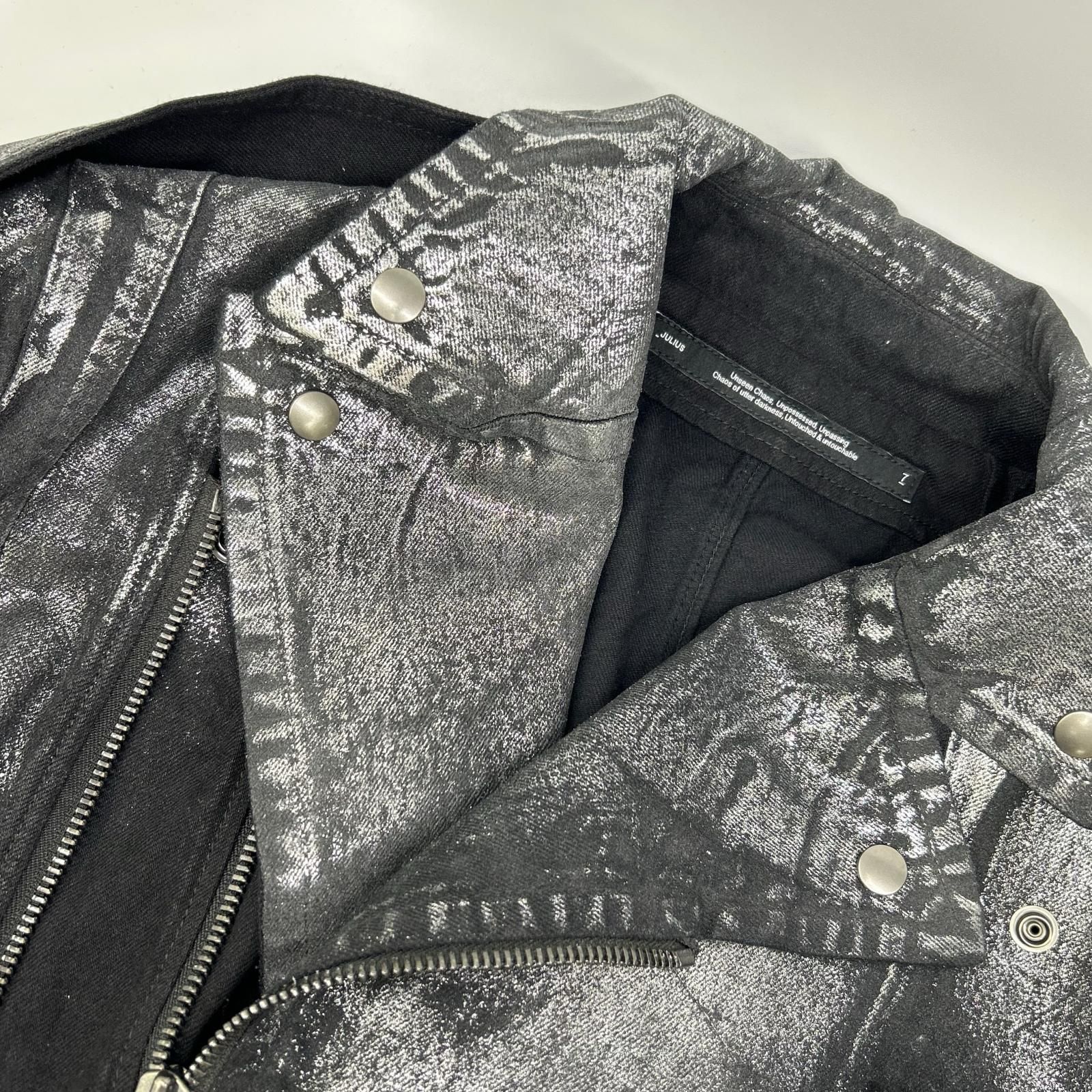 JULIUS ユリウス 25年製 887BLM2 ブラック×シルバー Ana-Moto JD Biker 