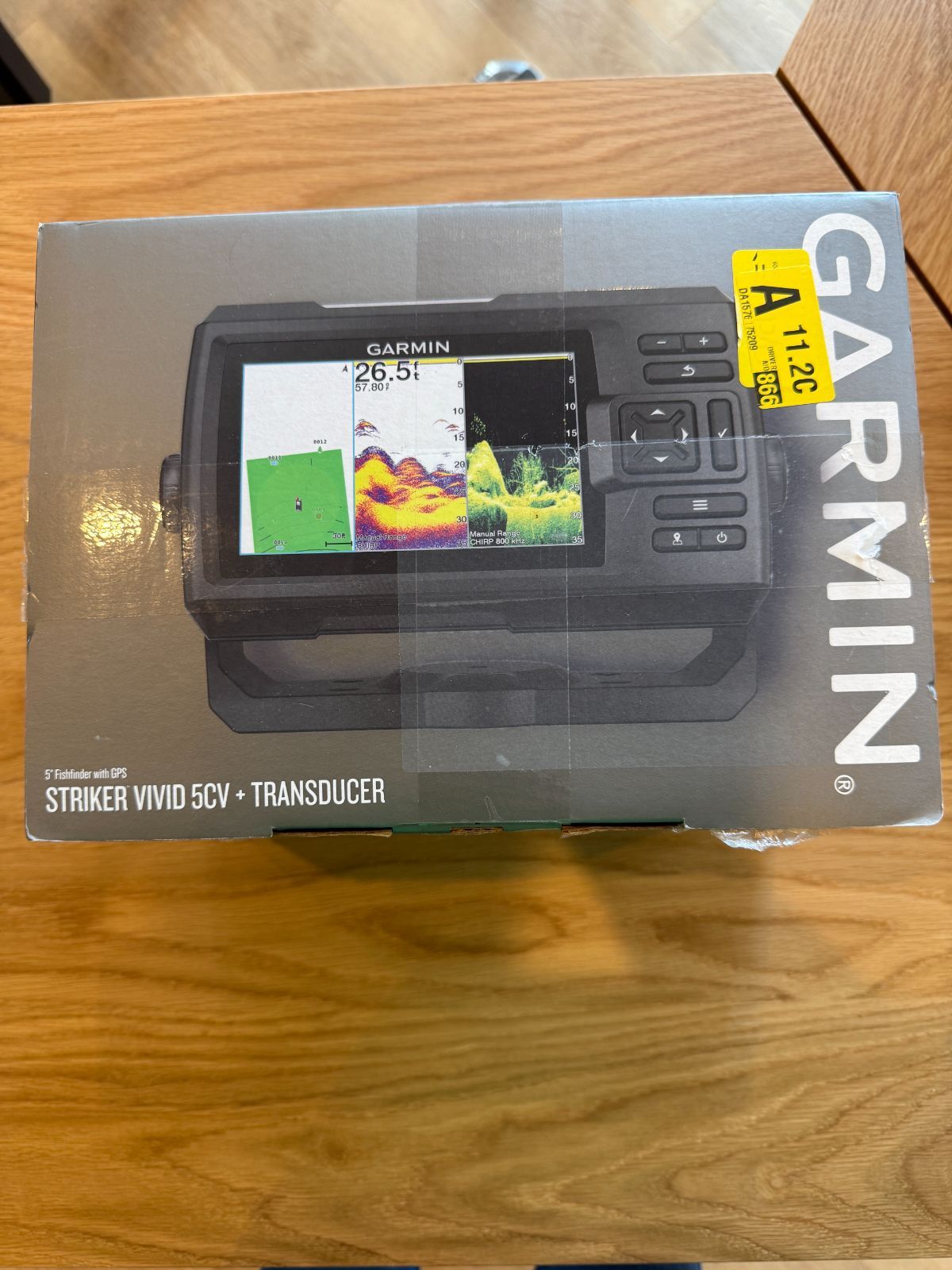【お買い得】ガーミン ストライカービビッド 5cv 5型GPS連動CHIRP魚探※日本語非対応 9C7