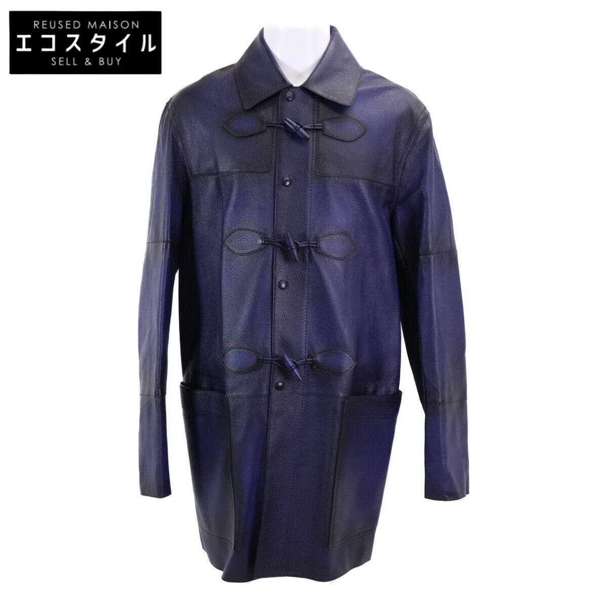 berluti　ベルルッティ　【美品/国内正規】R19LCL39KAIP グレインド パティーヌ レザー ダッフル　R52