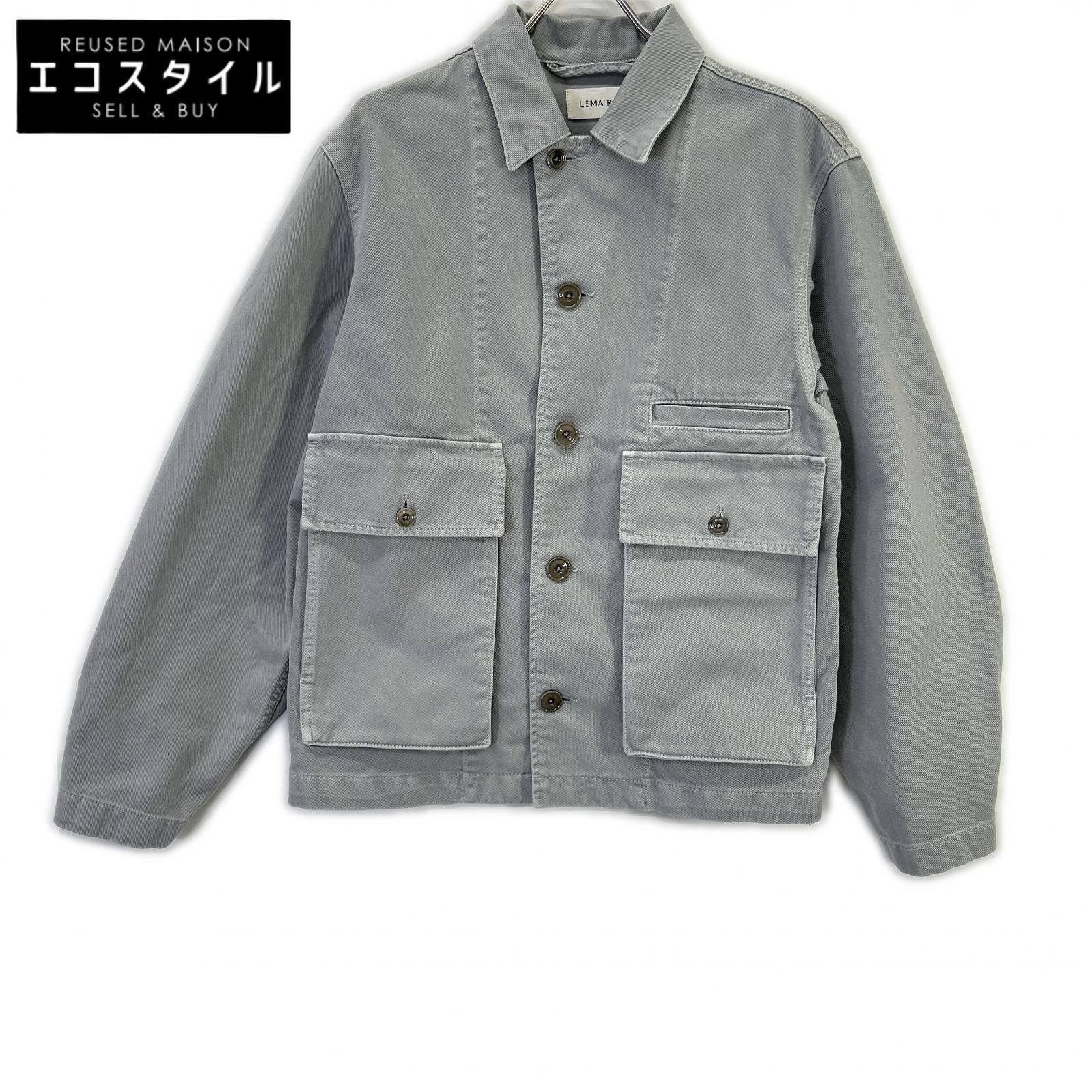LEMAIRE　ルメール　25SS ライトグレー OW306 LD1036 BOXY JACKET　XS