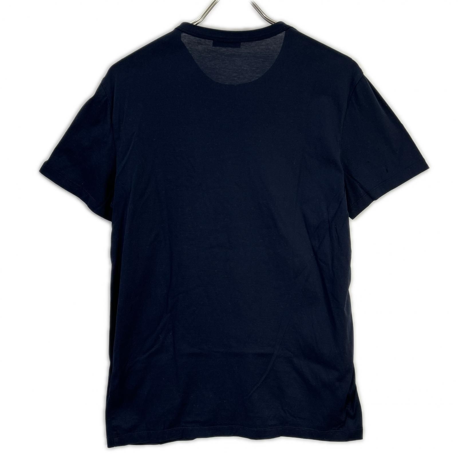 MONCLER モンクレール ネイビー ダブルワッペン MAGLIA Tシャツ M