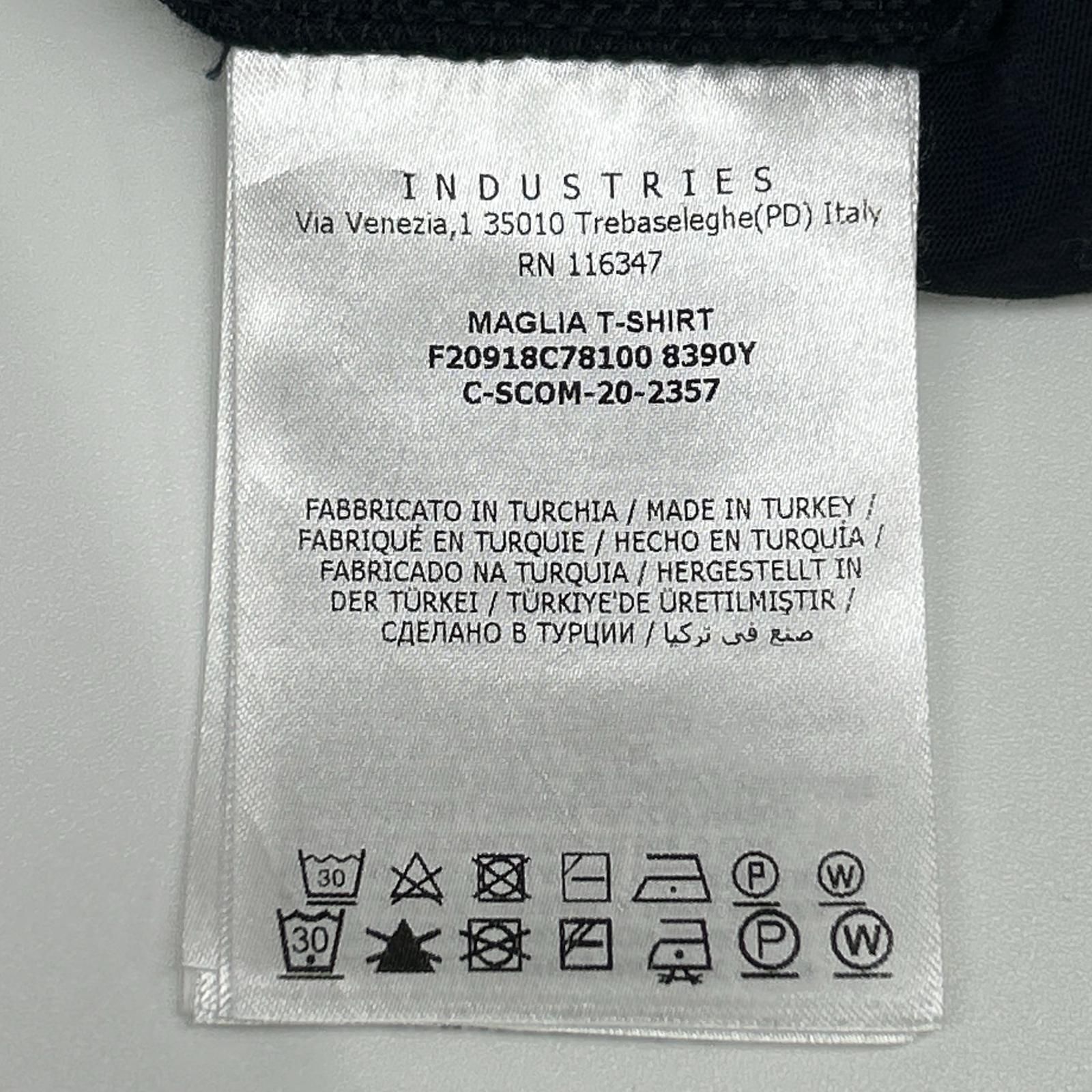 MONCLER モンクレール ネイビー ダブルワッペン MAGLIA Tシャツ M