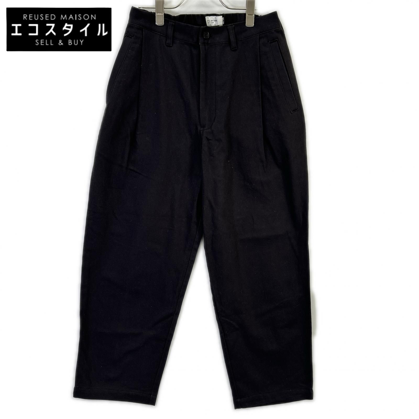 STILL BY HAND　スティルバイハンド　PT07254 コットン100 テーパードスラックスパンツ　44