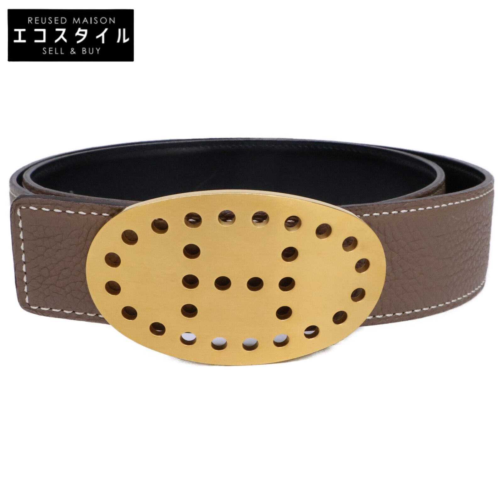 HERMES　エルメス　【美品】エブリン □O刻 リバーシブル　85