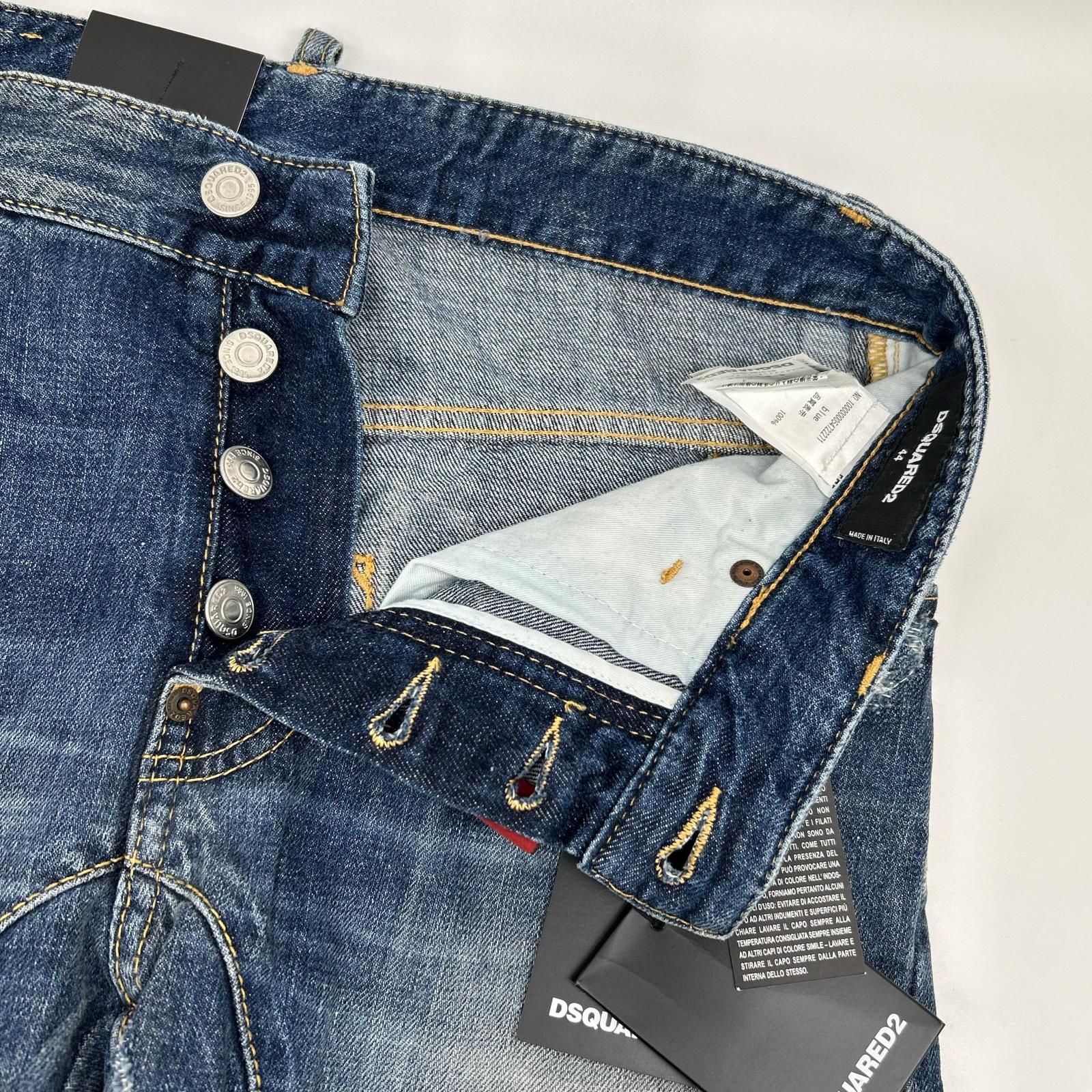 DSQUARED2 ディースクエアード 16年製 S74LA0896 TIDY BIKER JEAN 44 